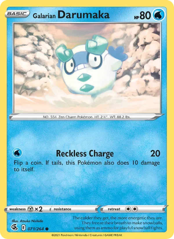 Galarian Darumaka, Fusion Strike
