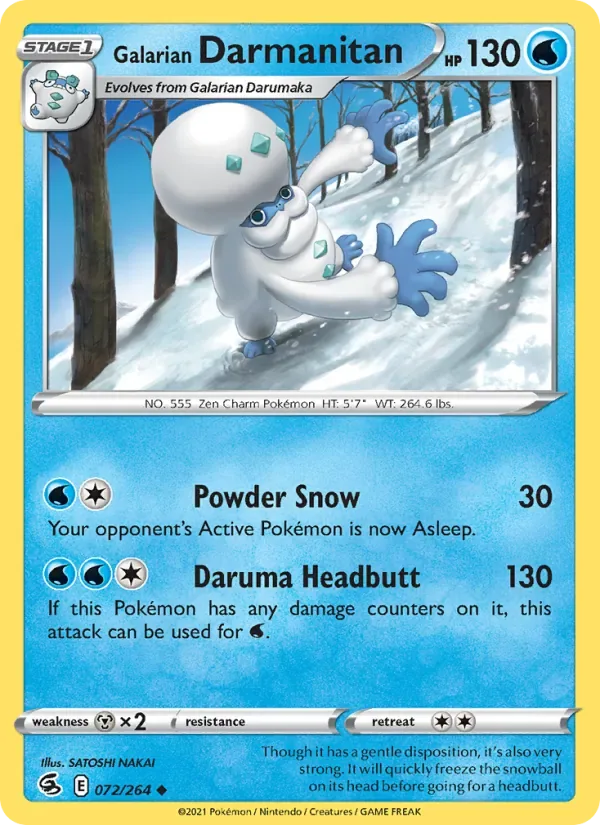 Galarian Darmanitan, Fusion Strike