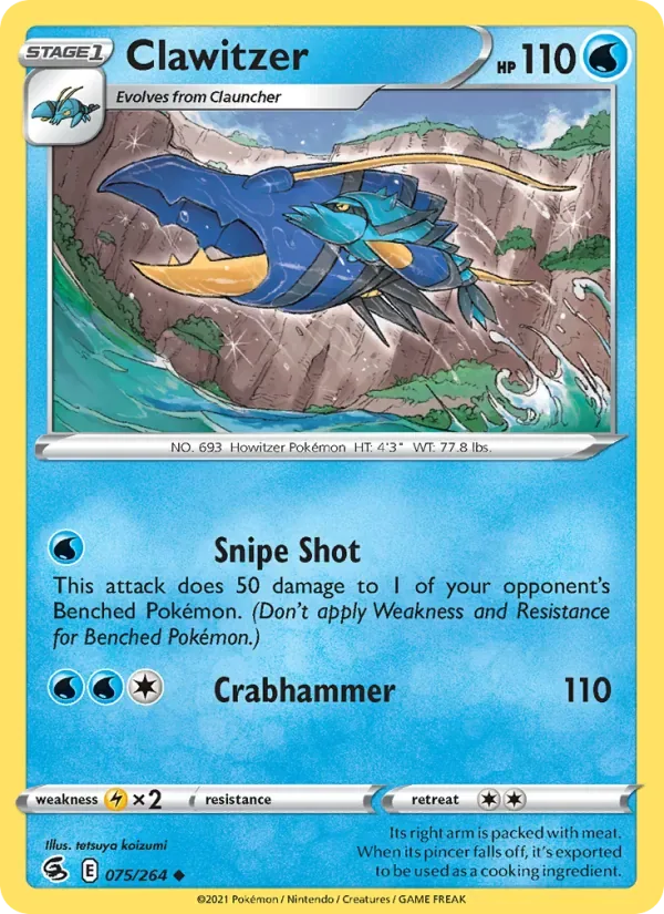 Clawitzer, Fusion Strike