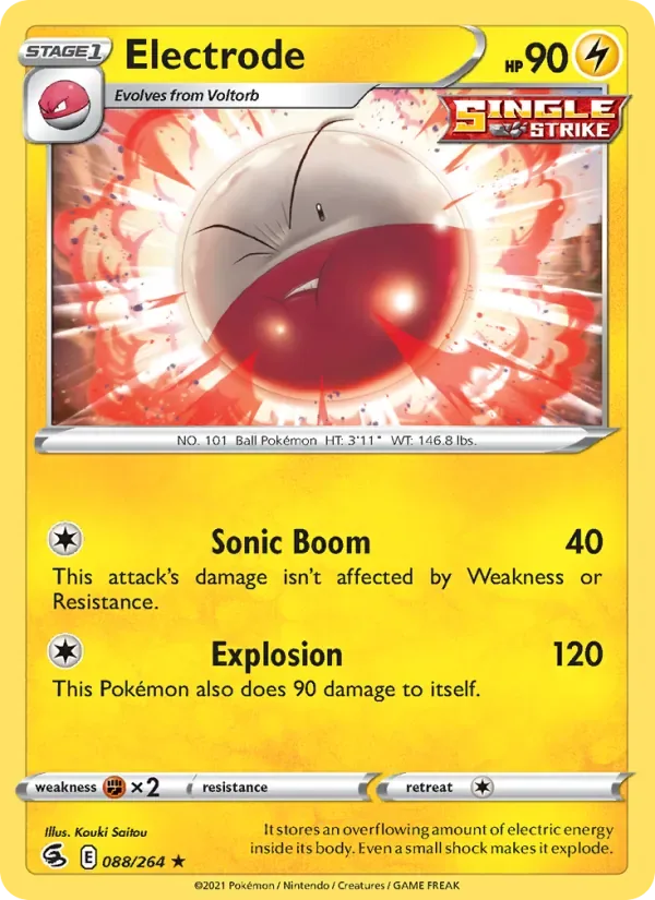 Electrode, Fusion Strike