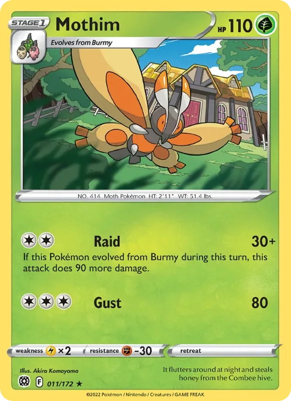 Mothim, Brilliant Stars