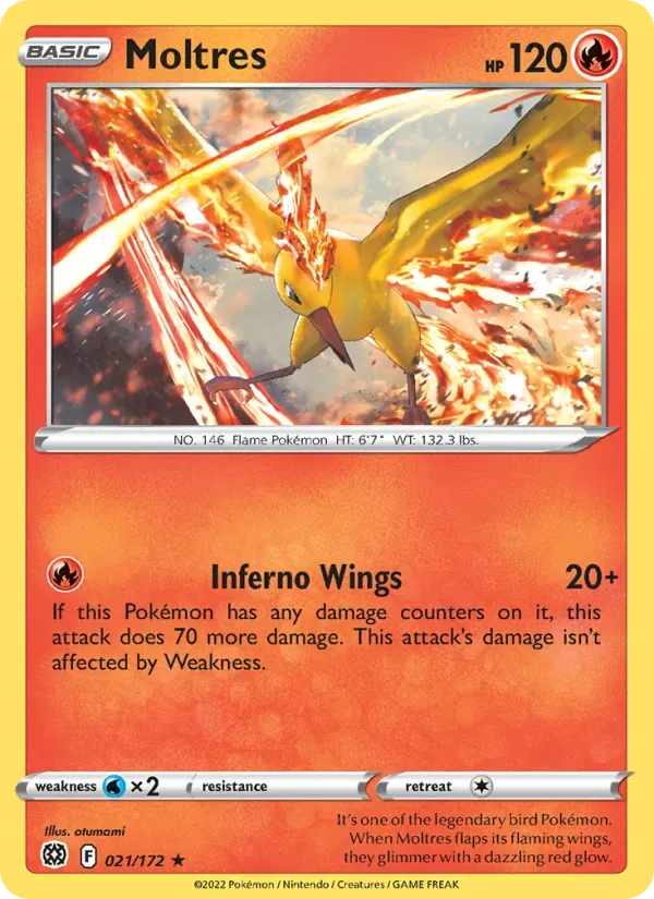 Moltres, Brilliant Stars