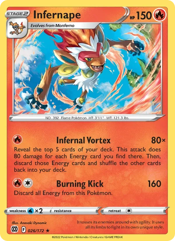 Infernape, Brilliant Stars