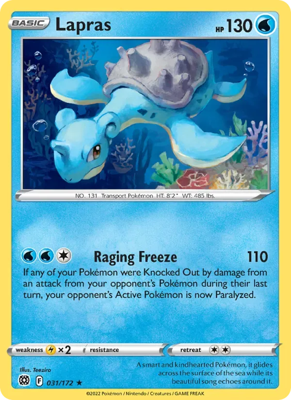 Lapras, Brilliant Stars