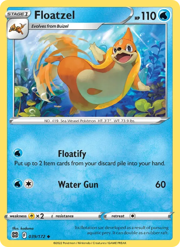 Floatzel, Brilliant Stars