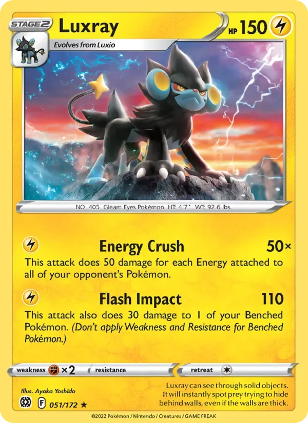 Luxray, Brilliant Stars