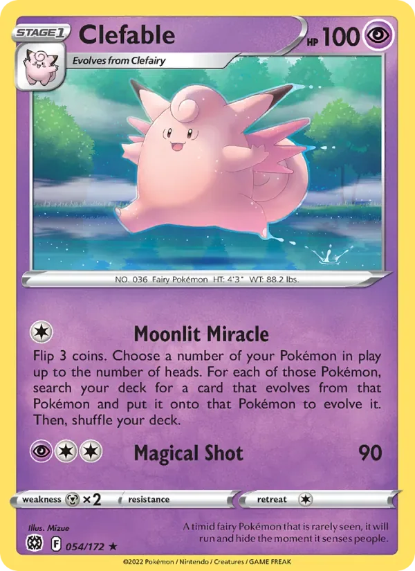 Clefable, Brilliant Stars