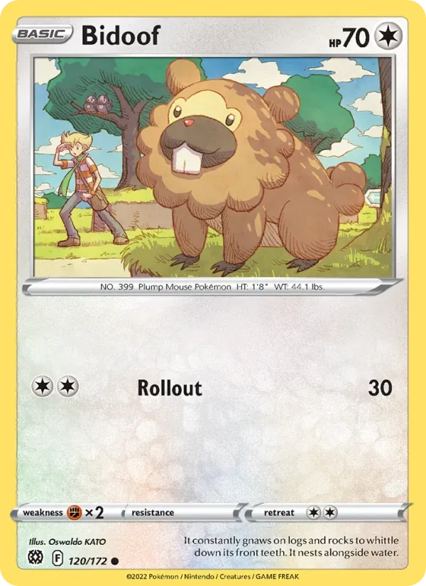 Bidoof, Brilliant Stars