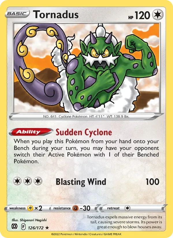 Tornadus, Brilliant Stars