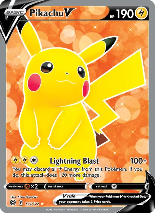 Pikachu V, Brilliant Stars