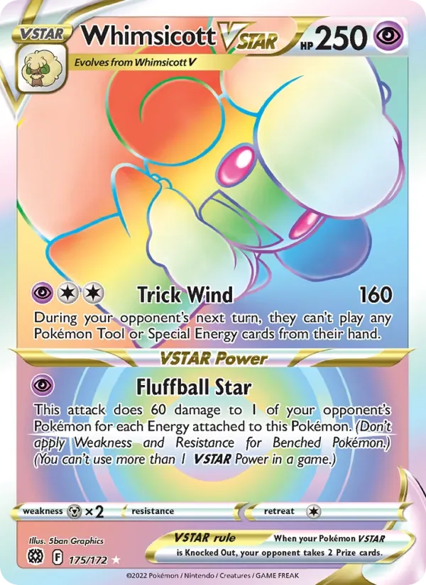 Whimsicott VSTAR, Brilliant Stars