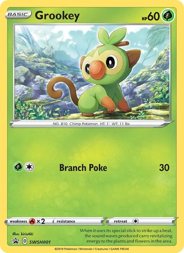 Grookey, SWSH Black Star Promos