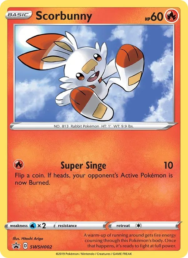 Scorbunny, SWSH Black Star Promos