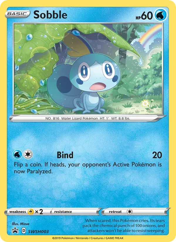 Sobble, SWSH Black Star Promos