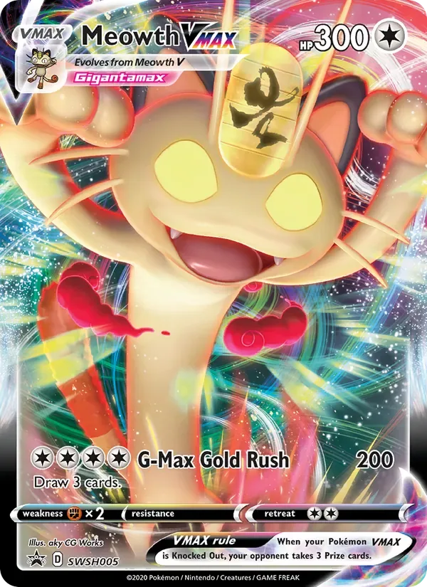 Meowth VMAX, SWSH Black Star Promos