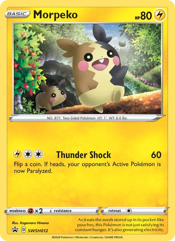 Morpeko, SWSH Black Star Promos