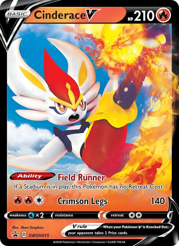 Cinderace V, SWSH Black Star Promos
