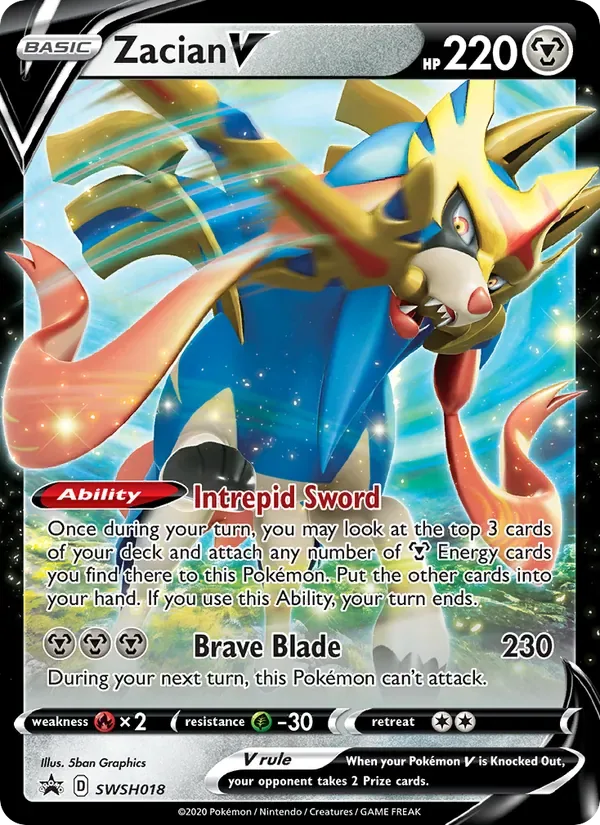 Zacian V, SWSH Black Star Promos