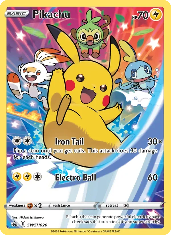 Pikachu, SWSH Black Star Promos