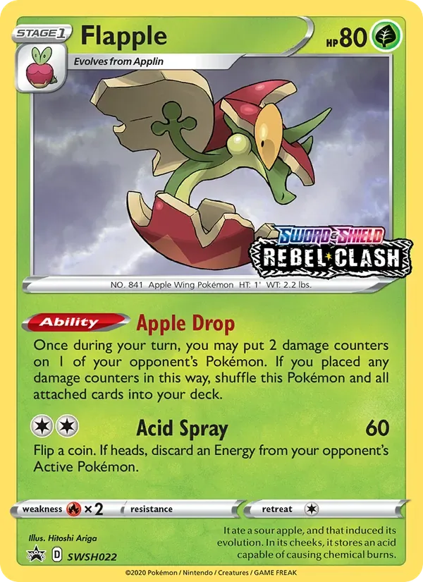 Flapple, SWSH Black Star Promos