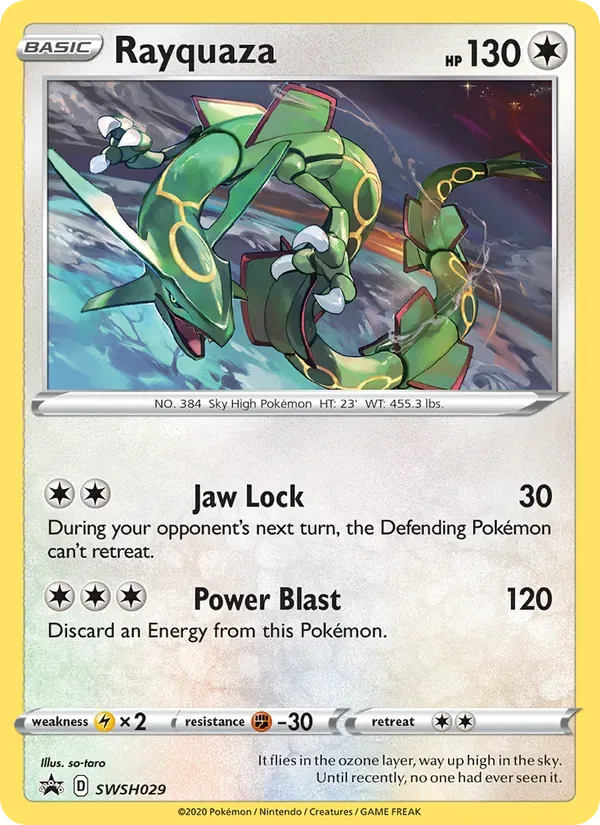Rayquaza, SWSH Black Star Promos