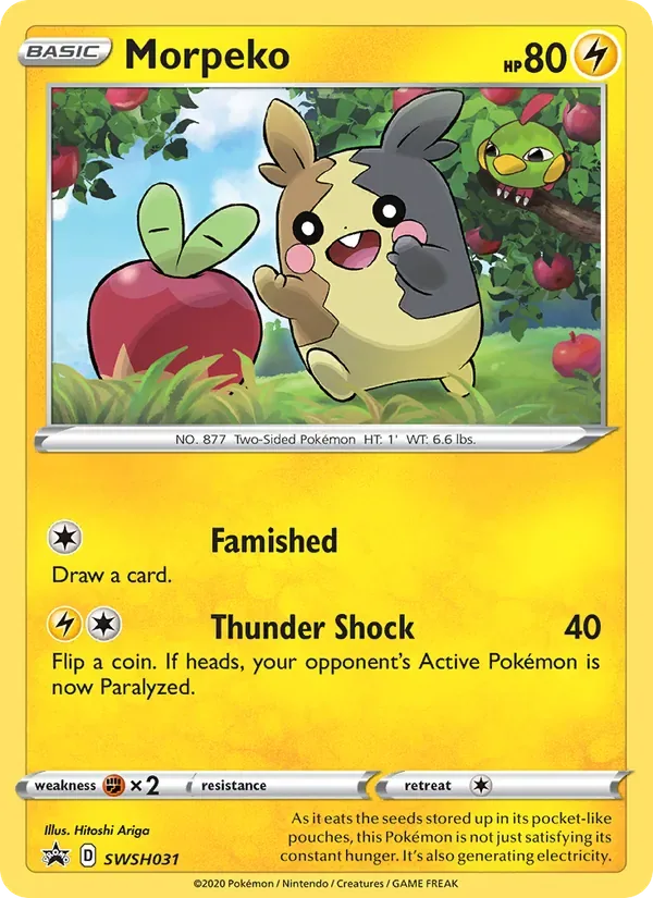Morpeko, SWSH Black Star Promos