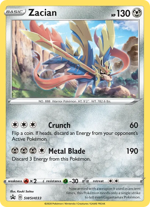Zacian, SWSH Black Star Promos