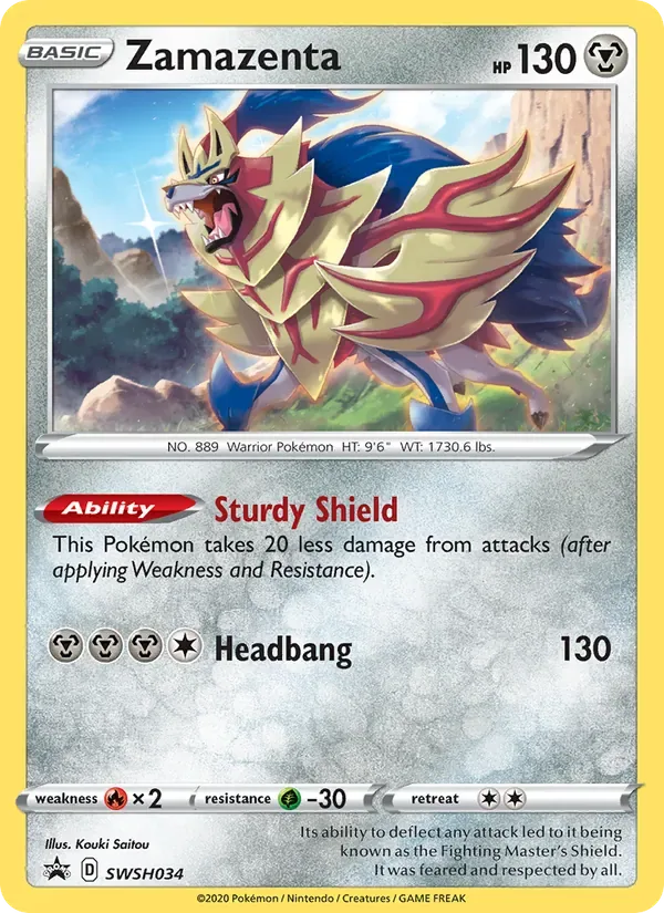 Zamazenta, SWSH Black Star Promos