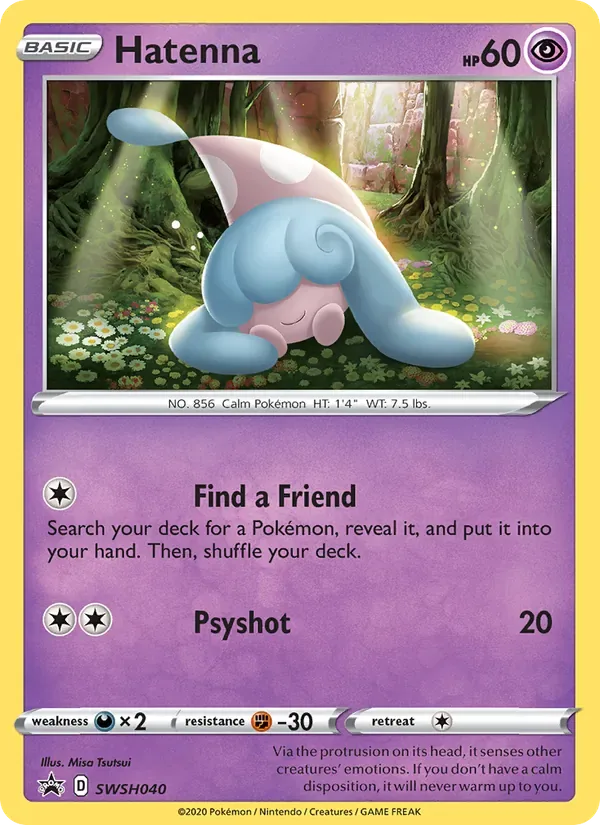Hatenna, SWSH Black Star Promos
