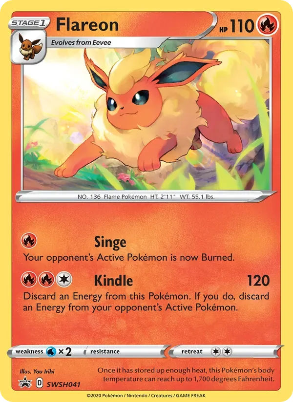 Flareon, SWSH Black Star Promos