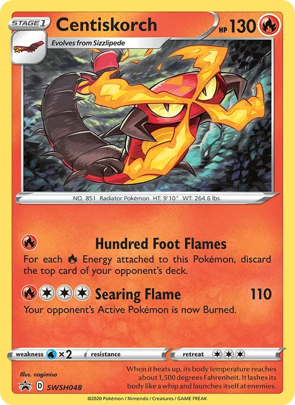 Centiskorch, SWSH Black Star Promos