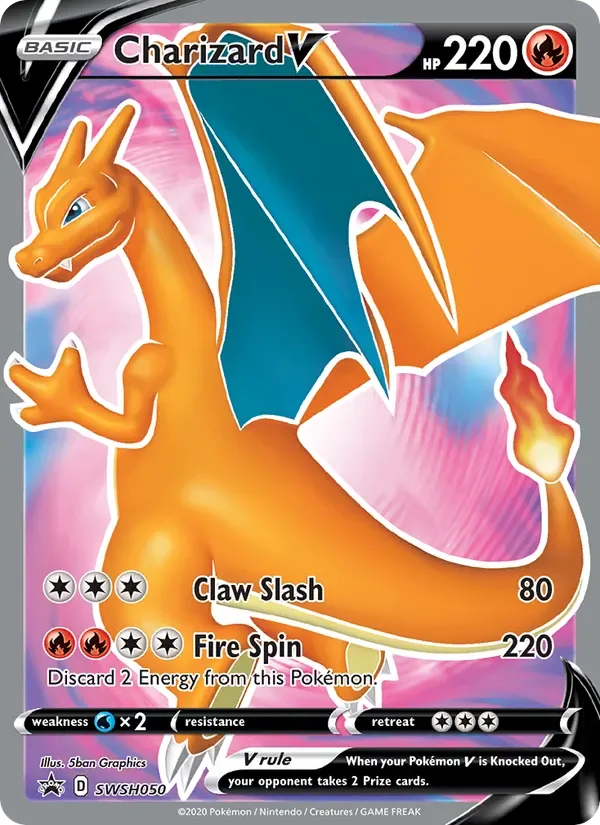Charizard V, SWSH Black Star Promos