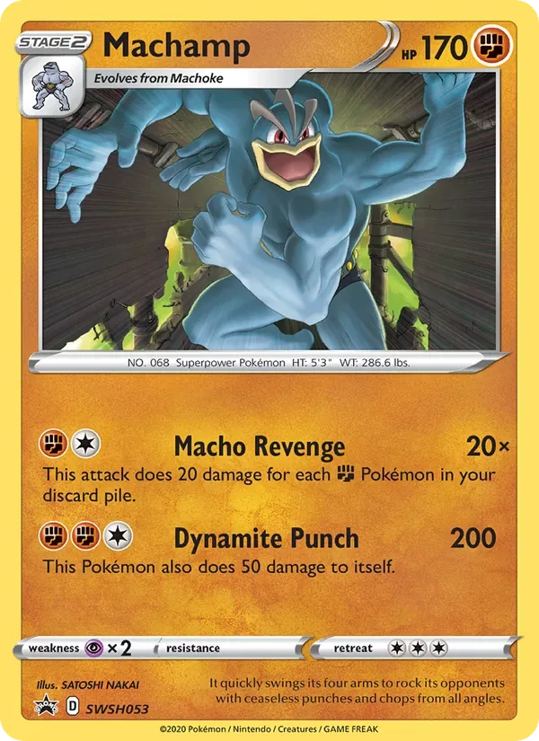 Machamp, SWSH Black Star Promos