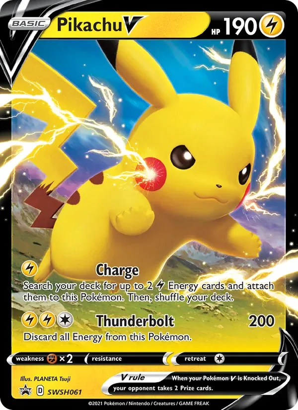 Pikachu V, SWSH Black Star Promos