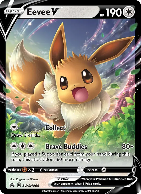Eevee V, SWSH Black Star Promos