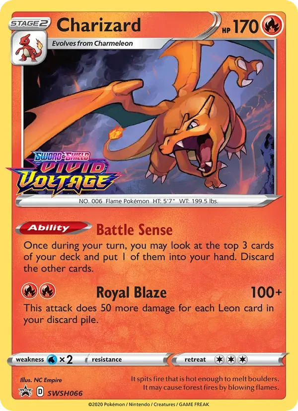 Charizard, SWSH Black Star Promos