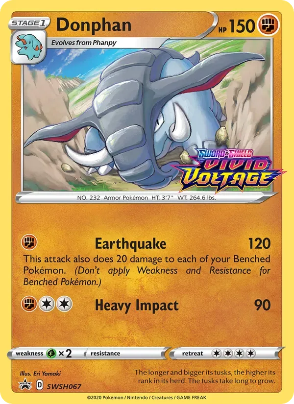 Donphan, SWSH Black Star Promos
