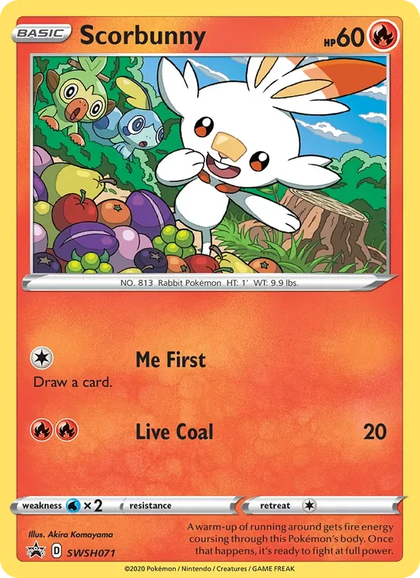 Scorbunny, SWSH Black Star Promos