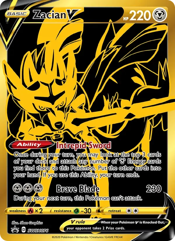 Zacian V, SWSH Black Star Promos