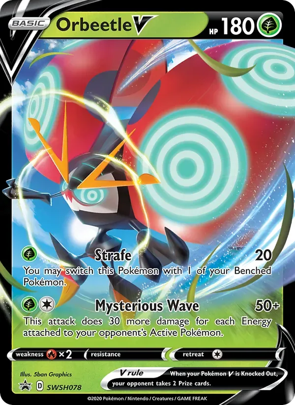 Orbeetle V, SWSH Black Star Promos