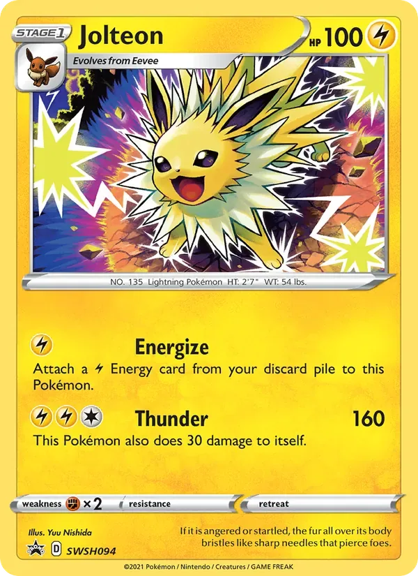 Jolteon, SWSH Black Star Promos