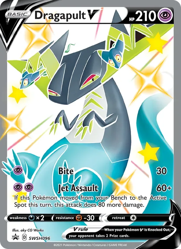 Dragapult V, SWSH Black Star Promos