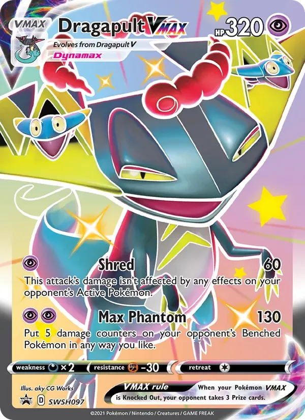 Dragapult VMAX, SWSH Black Star Promos