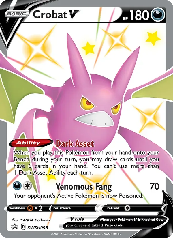 Crobat V, SWSH Black Star Promos