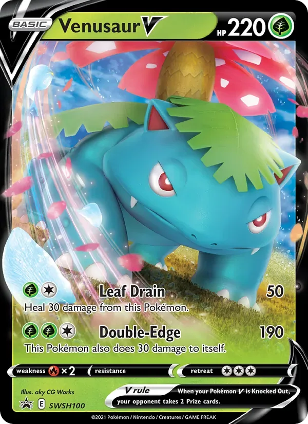 Venusaur V, SWSH Black Star Promos