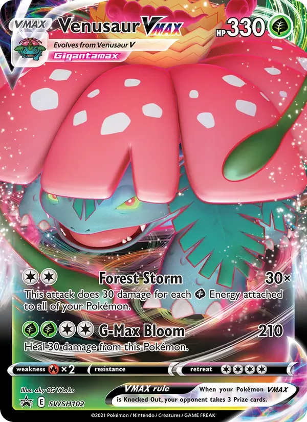 Venusaur VMAX, SWSH Black Star Promos
