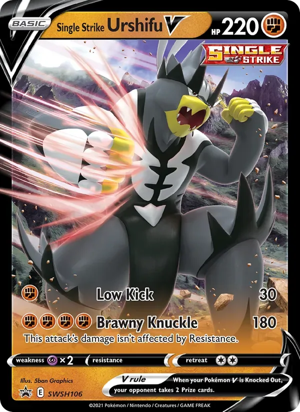 Single Strike Urshifu V, SWSH Black Star Promos