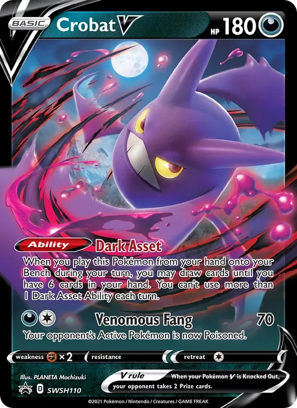 Crobat V, SWSH Black Star Promos