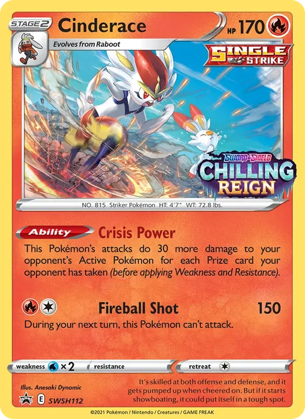 Cinderace, SWSH Black Star Promos