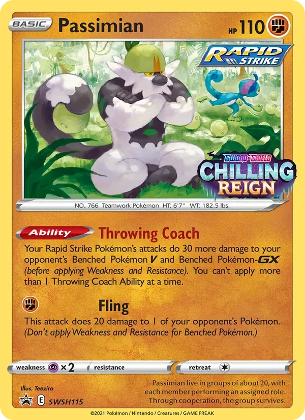 Passimian, SWSH Black Star Promos